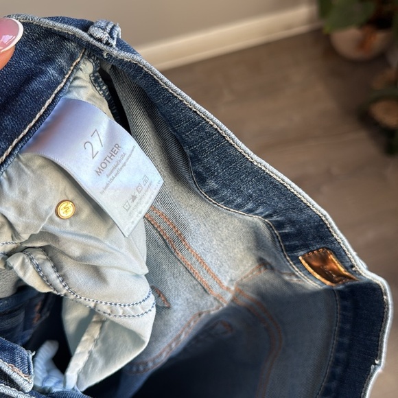 MOTHER THE INSIDER CROP STEP FRAY walking On Coals 27 - Picture 9 of 12